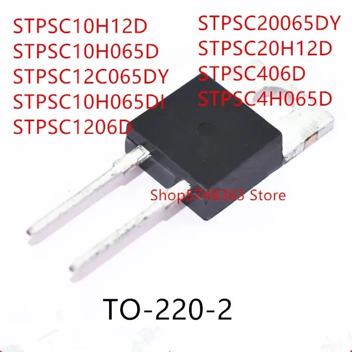 

10 шт. STPSC10H12D STPSC10H065D STPSC12C065DY STPSC10H065DI STPSC1206D STPSC20065DY STPSC20H12D STPSC406D STPSC4H065D TO-220-2
