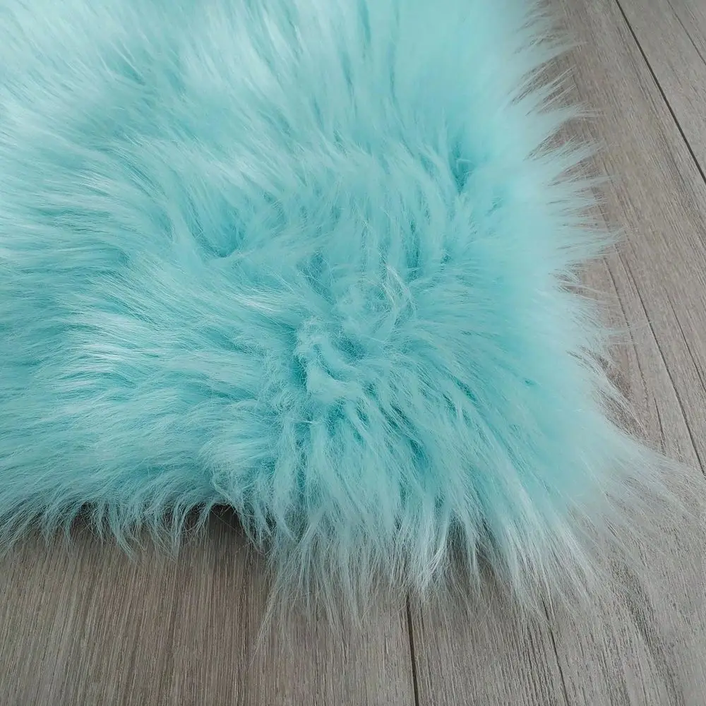 

Sheepskin Solid Color Rug Area Rug For Kids Room Living Room Fuzzy Plush Rug Warm Comfortable Touch Home Decor Mother Day Gift