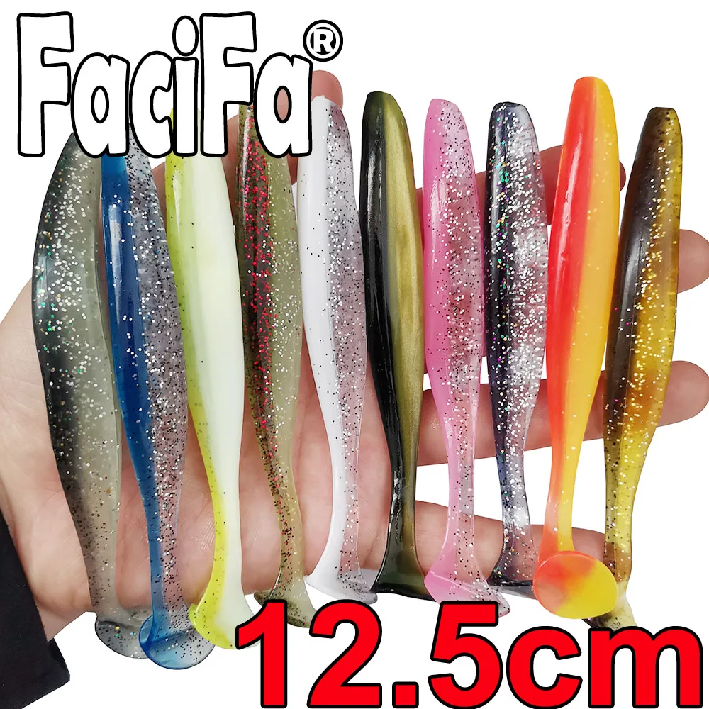 50 Uds señuelo suave cebo de silicona Shad Wobbler señuelo de pesca gusano de mar Swimbait Streamer señuelo de silicona spinnerbait accesorios de