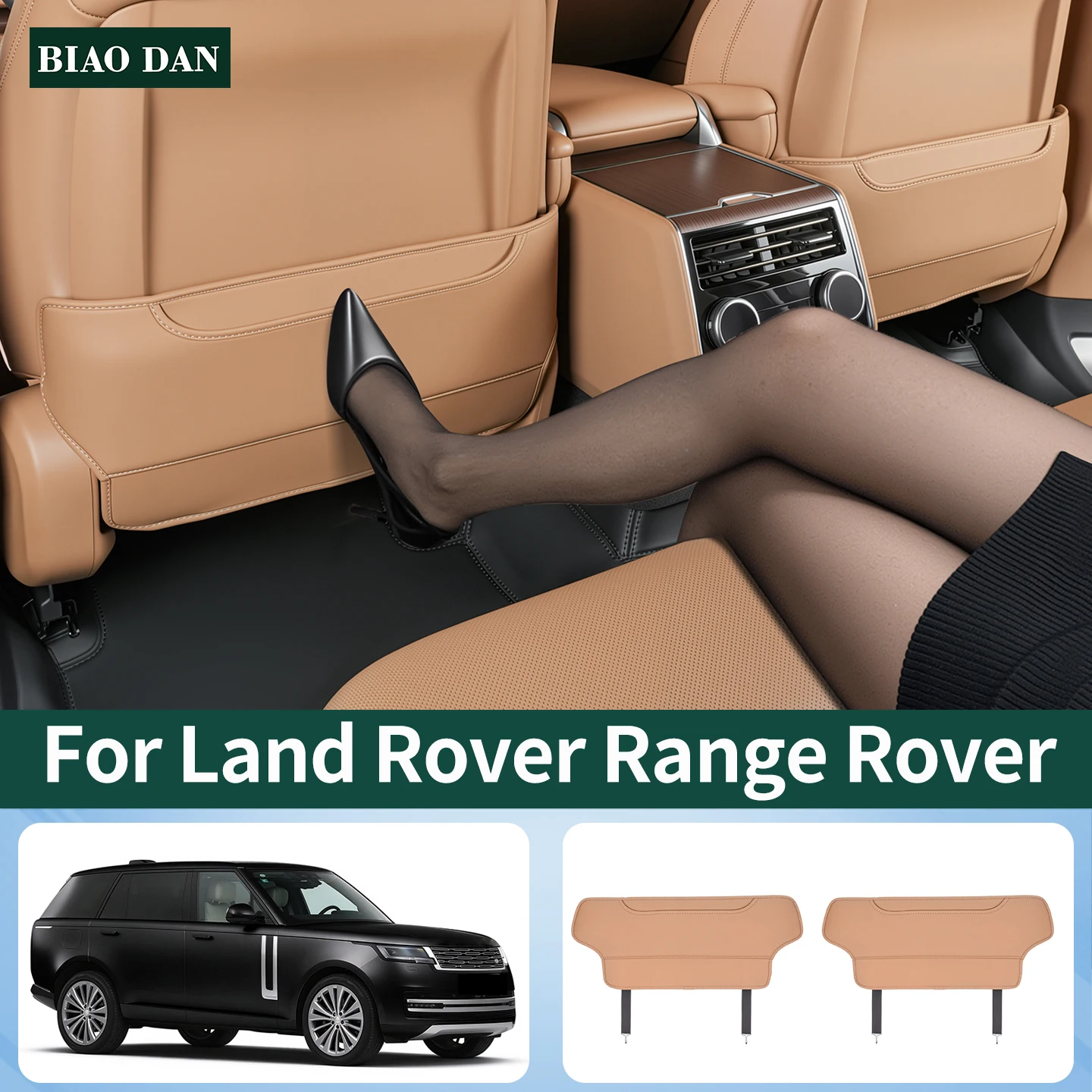 For Land Rover Range Rover L460 Sport Executive Seat Back Kick Mat Rear Seat Protection Pad Interior Accessories