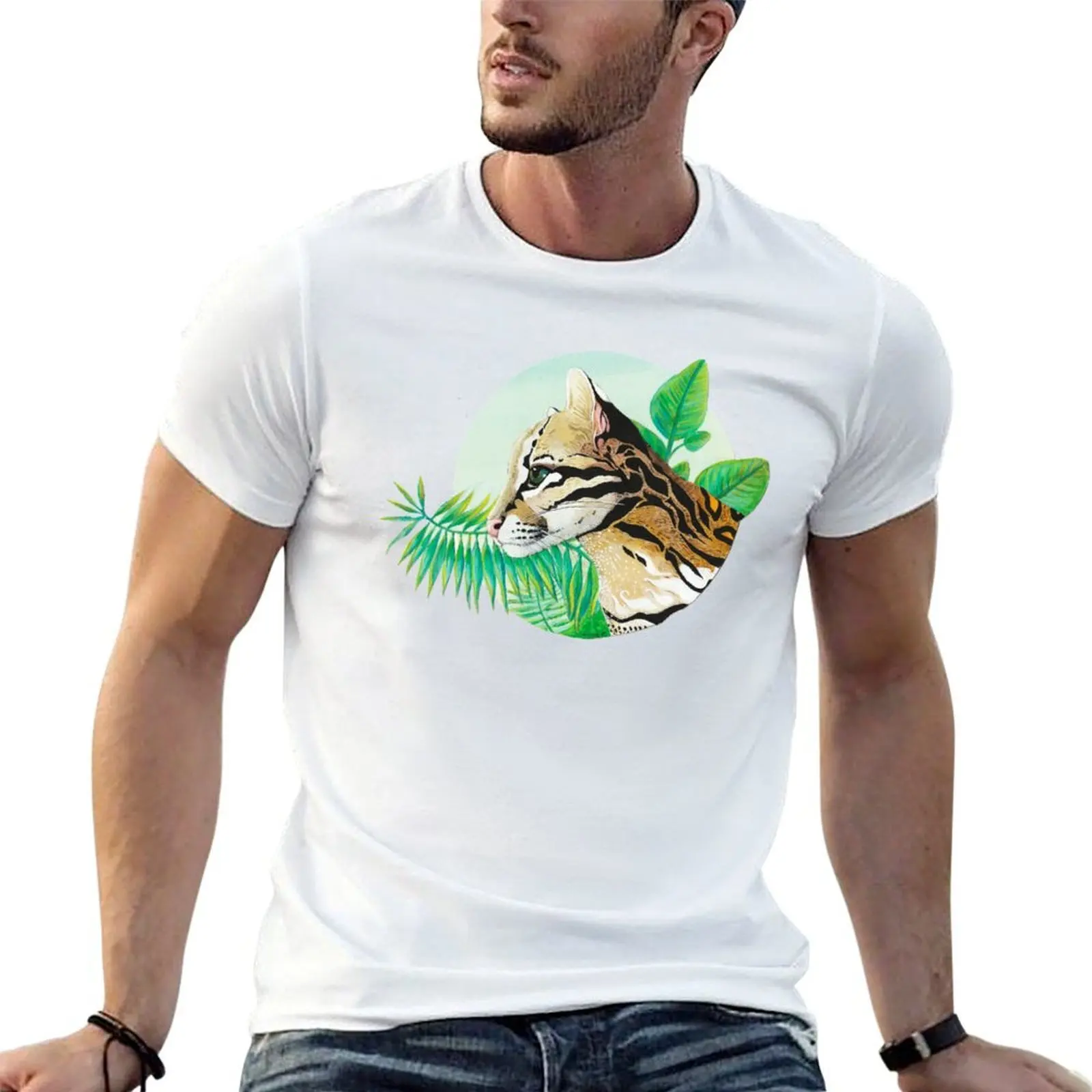 

Choti the ocelot T-Shirt man t shirt summer t shirt for man t shirts for man cotton funny T-shirt