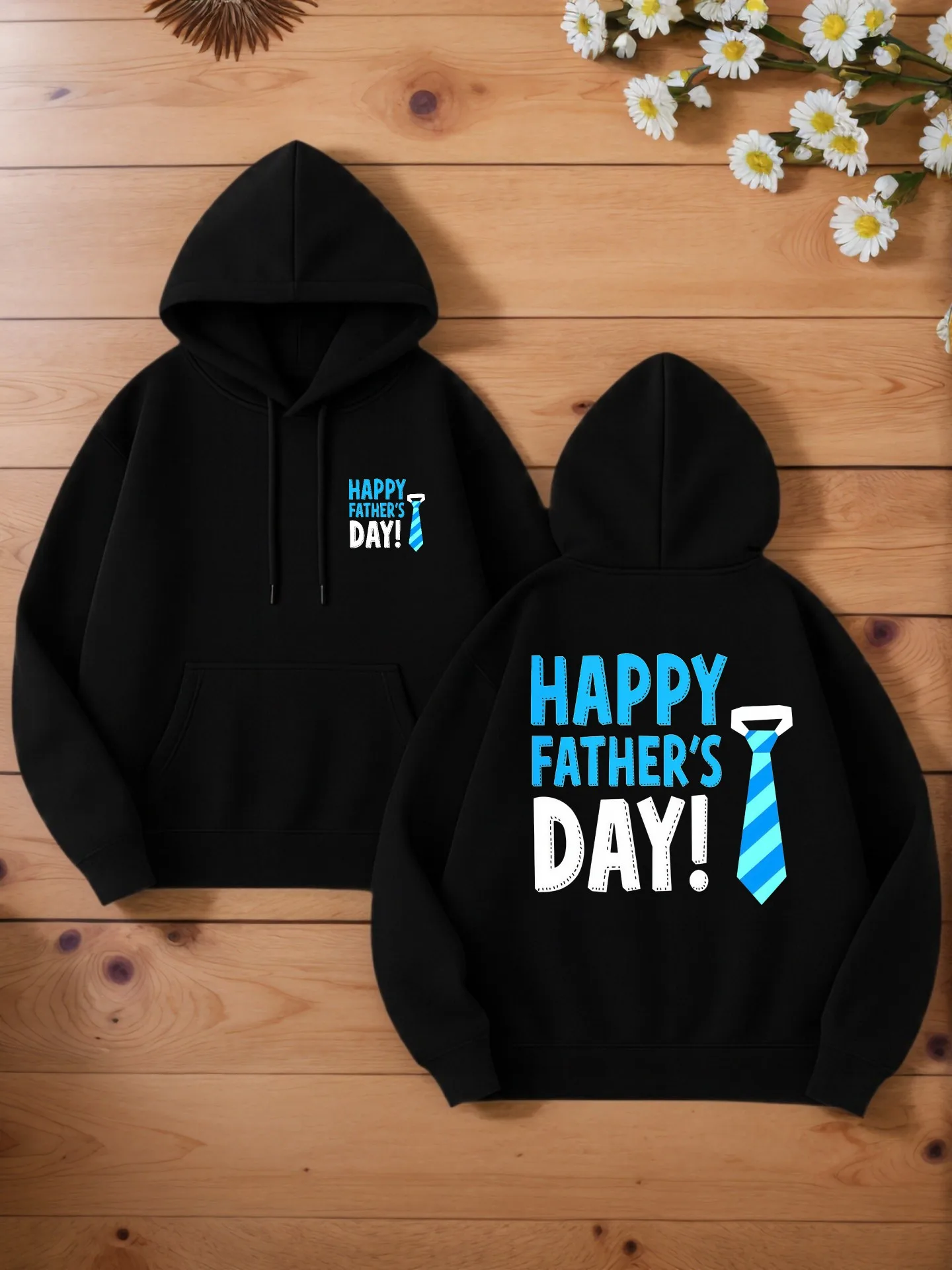 

Мужская толстовка с рисунком, принт «С Днем отца», повседневный стиль, мягкая ткань, для повседневной носки