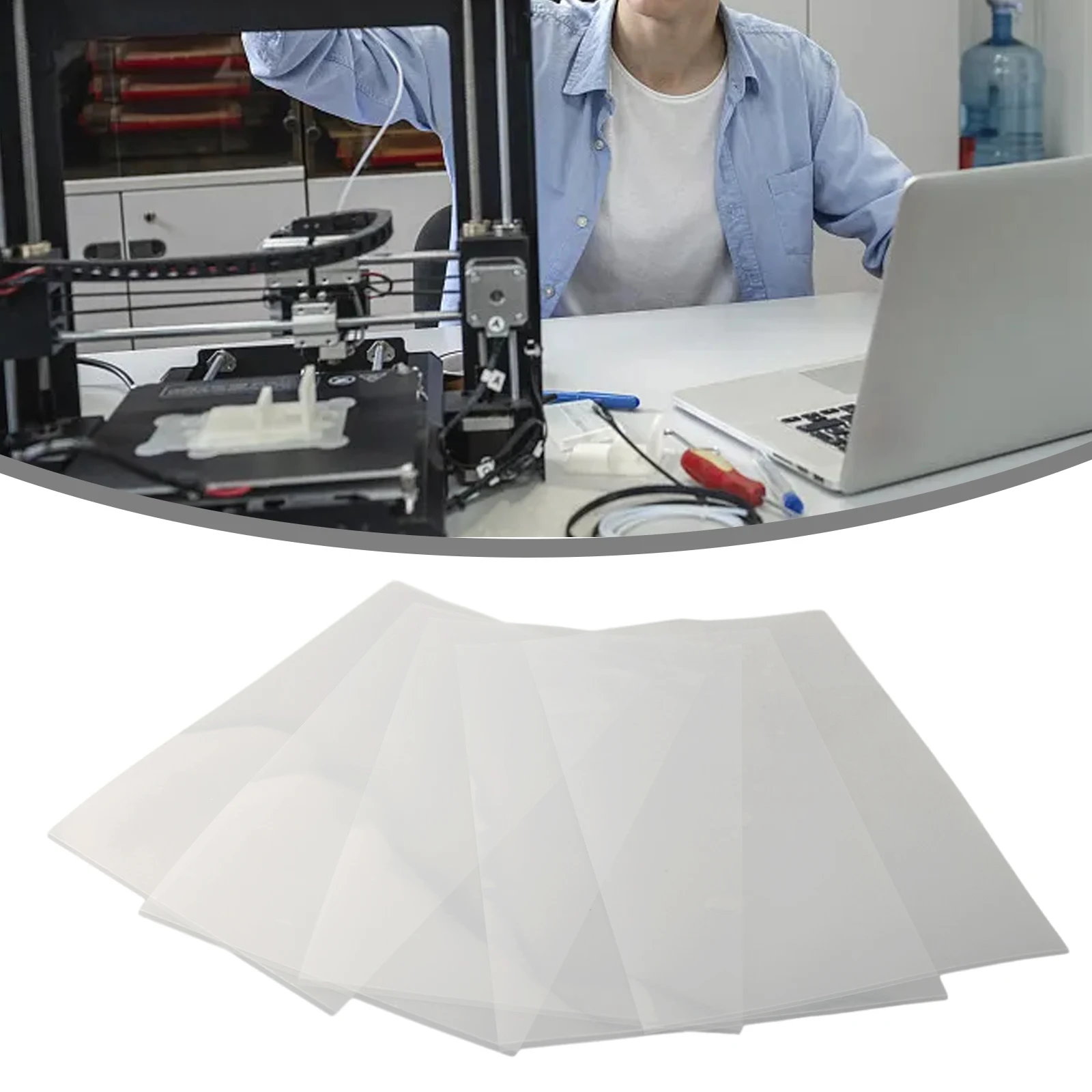 3dプリント体験を向上させましょう。fepフィルム5枚入り、厚さ015mm、uv光透過率95-以上で透明。