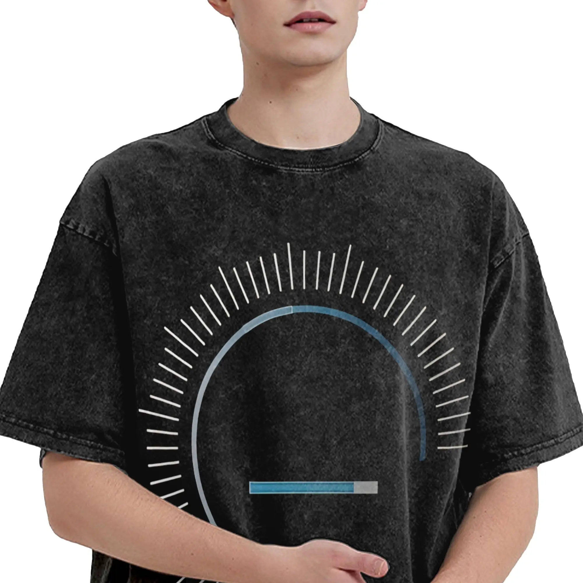 Harajuku Washed Shirts I Am Thinking Fun Design  Outfit Retro T Shirt Oversize  Streetwear Short Sleeve Printed Tee Shirt