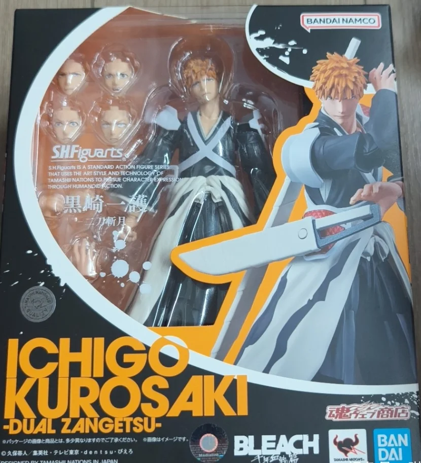 【In Stock】Original BANDAI SPIRITS S.H.Figuarts BLEACH Kurosaki Ichigo Erdao Zhanyue Figure Animation Gift