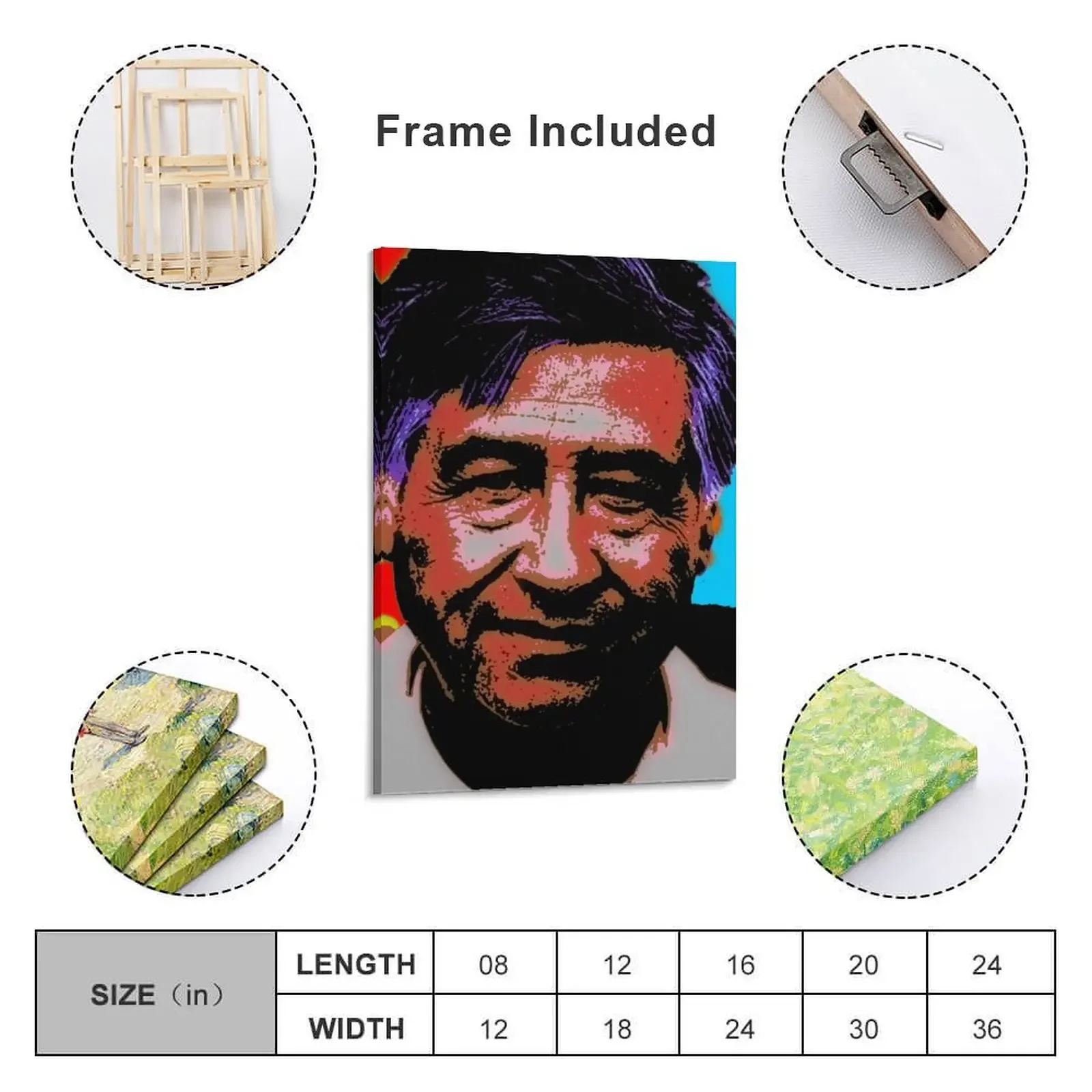 CESAR CHAVEZ Canvas Painting room decoration accessories fashion wall paintings