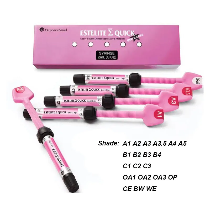 

Dental Filling Materials Universal Composite Resin Light Curing 3.8g/Syringe High Quality Tokuyama Dental Restorative Material