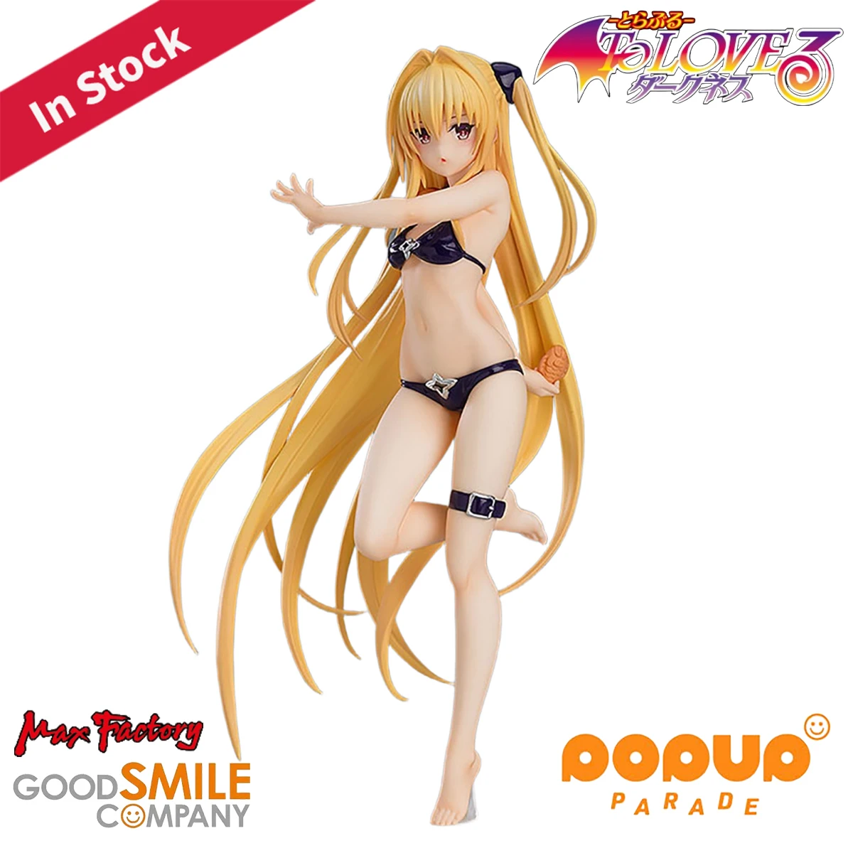 

Original Genuine Max Factory Prepainted Pop Up Parade To LOVEru Darkness Konjiki No Yami H=185mm Anime Character Figure Model