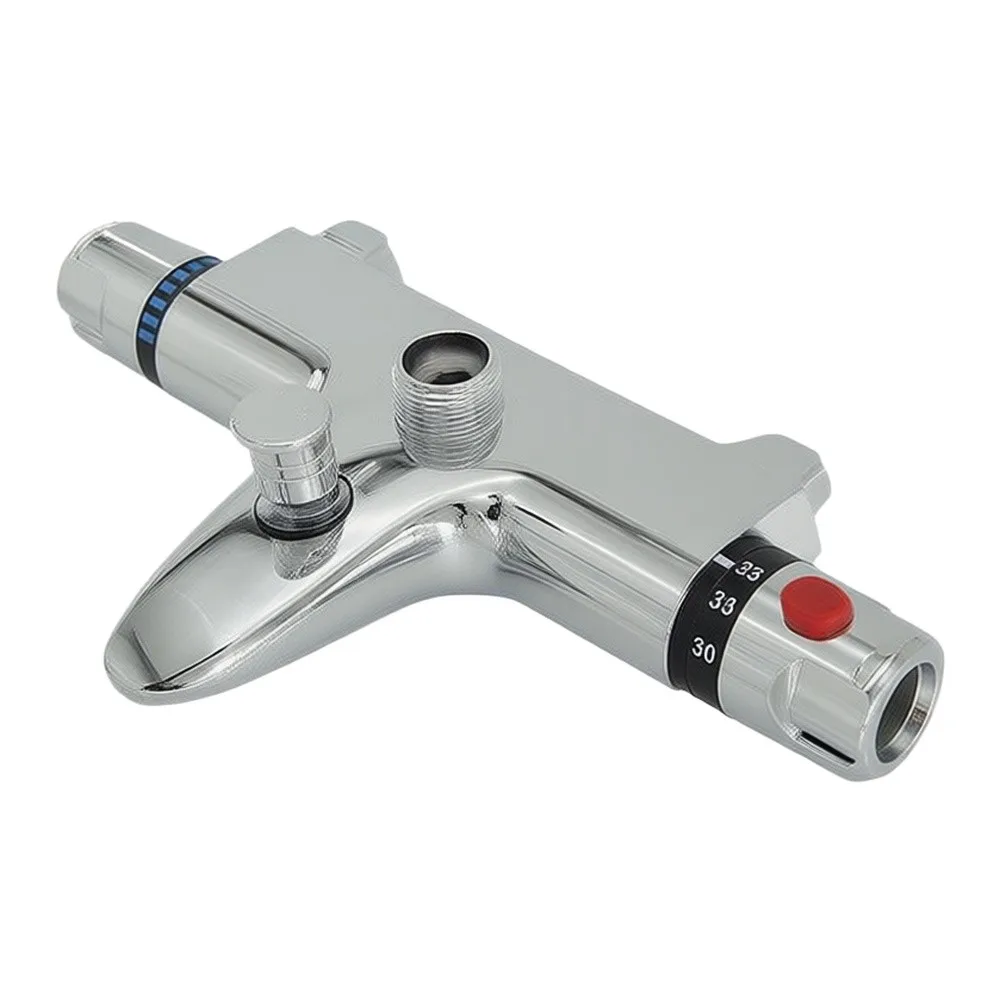 Brass Mixing Valve Thermostatic Shower Mixer Anti-scalding Safety Valve Solid Brass Construction For Standard UK Plumbing