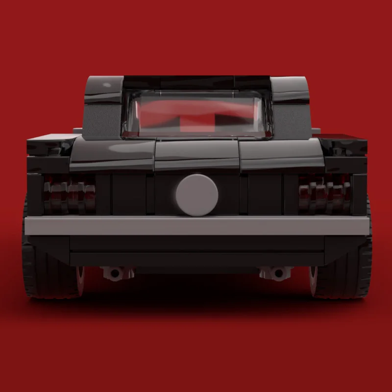 314 ELEMENTÓW Sportowy samochód Mustang Coupe MOC Personalizowany Modułowy Zestaw Klocków Edukacyjny Model z Klocków do Samodzielnego Montażu Prezent