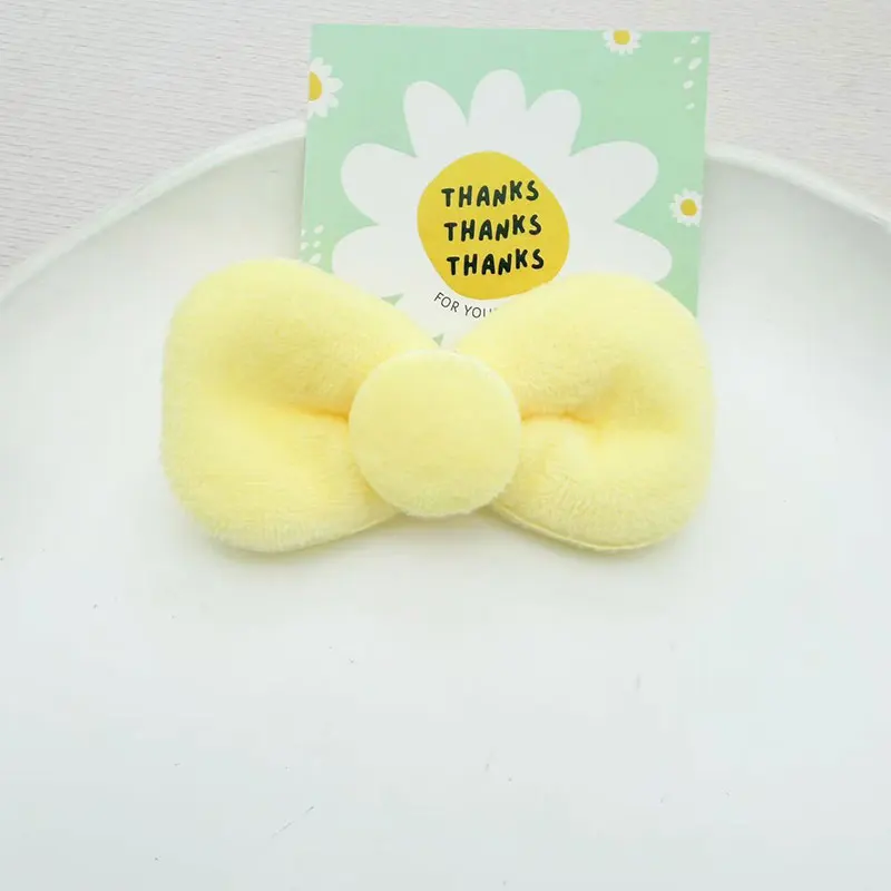 20 Stück Plüsch-Filzstoff-Schleifenapplikationen in verschiedenen Größen für DIY-Bastelarbeiten, Puppenhaarspangen, Taschenherstellung, Bastelbedarf – Detail 4