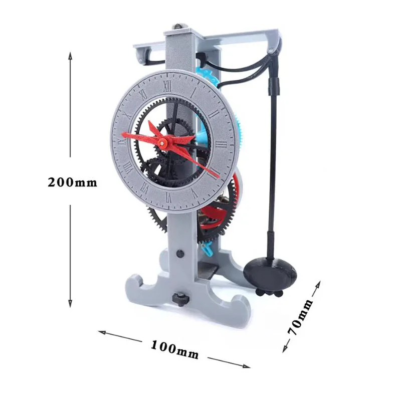Mechanical Pendulum Clock Model Physics Experiment Teaching Aids - 3D Printed Galileo Pendulum Clock Mechanical Clock