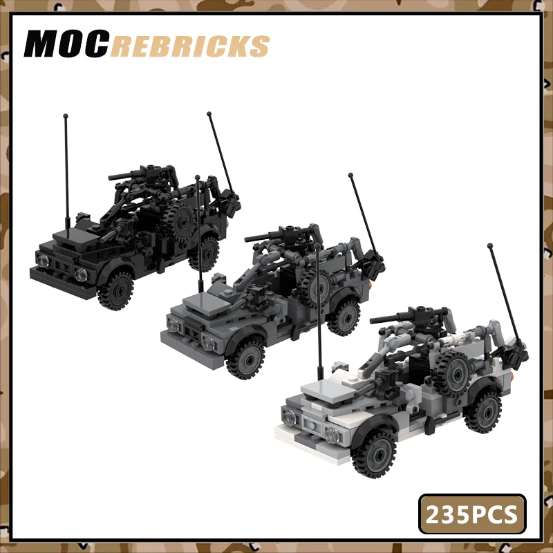 

Military Weapons Vehicles GUARDIAN HMTAV MOC Building Block Personnel Carrier Educational DIY Model Toy Brick Kid's Gifts