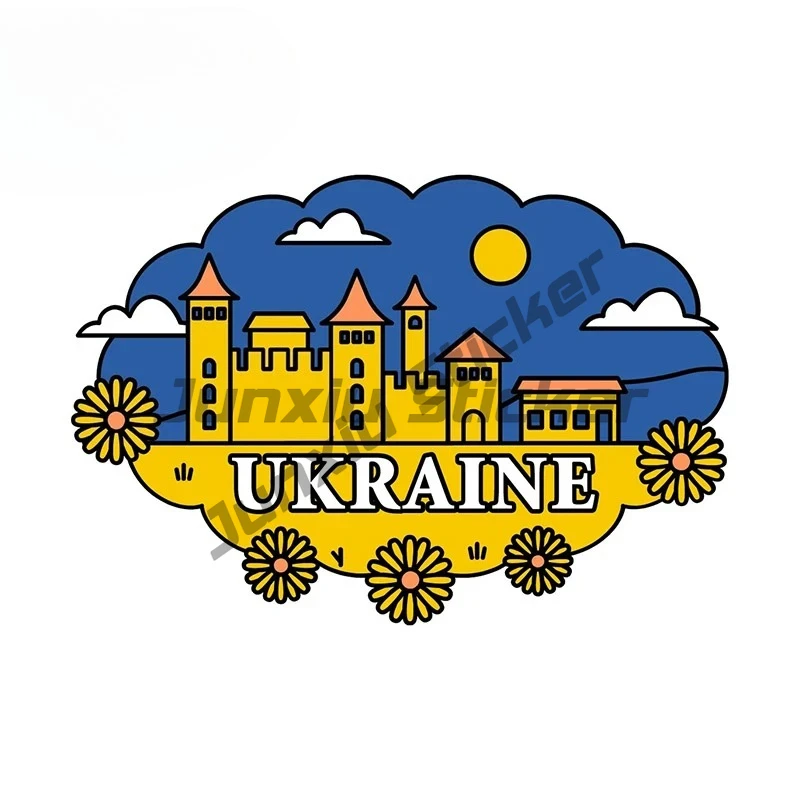

For Ukraine Laptop Car Stickers Graffiti Motorcycle Car Accessories Decal Laptop Caravan Waterproof