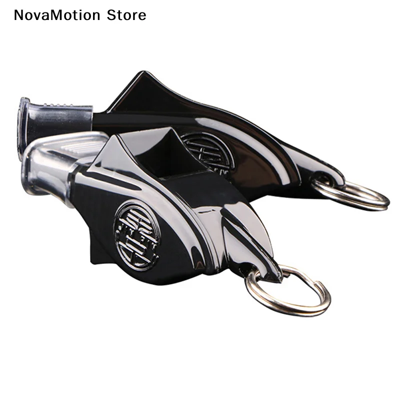 1pc Whistle 130 Decibels High Frequency Dolphin Whistle Outdoor Basketball Training Match Referee Whistle Cushioned Mouth Grip