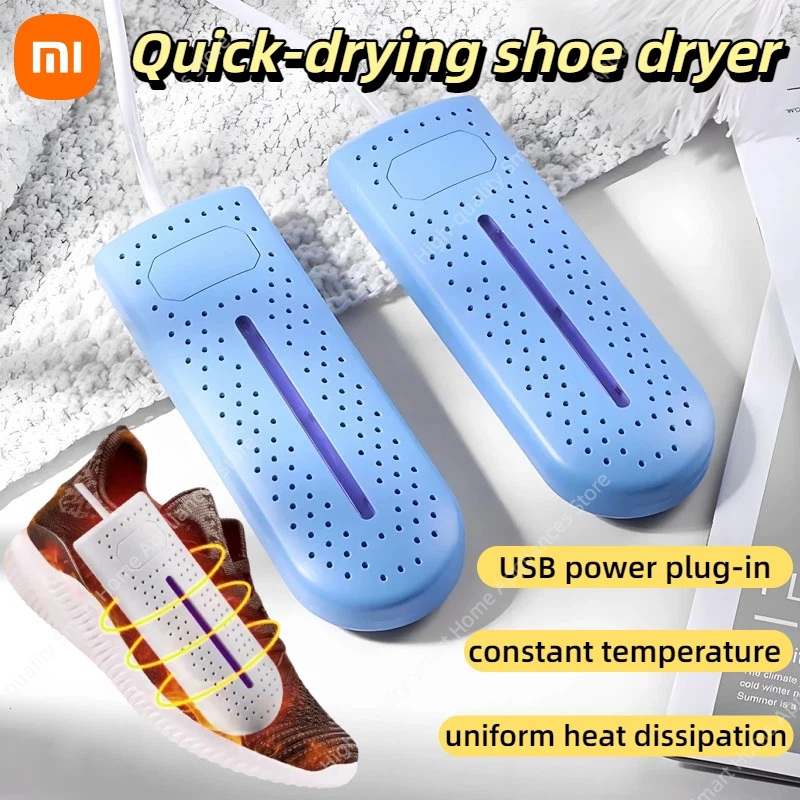 ذكي الأحذية إزالة الروائح الكريهة مجفف آلة تجفيف درجة حرارة ثابتة التدفئة USB المحمولة الأحذية جورب توقيت مجفف للسفر جديد