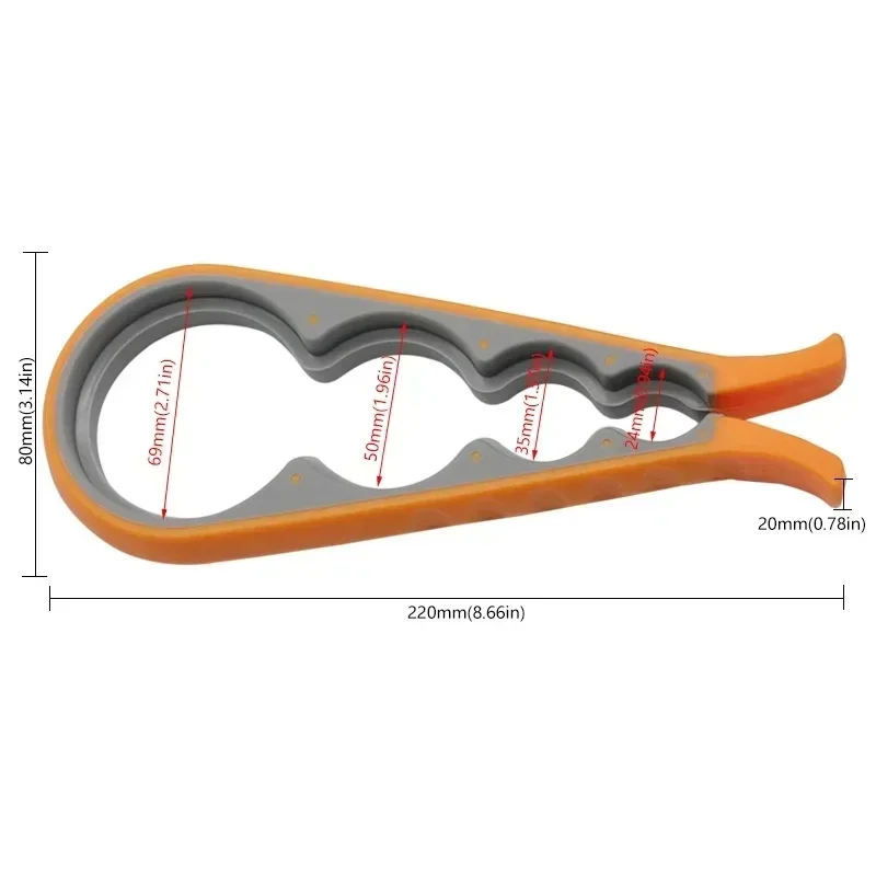 4 in 1 뚜껑 항아리 오프너 주방 도구, 편리한 나사 캡, 최고의 주방 도구 오프너, 다목적 미끄럼 방지 병, 가정용 도구
