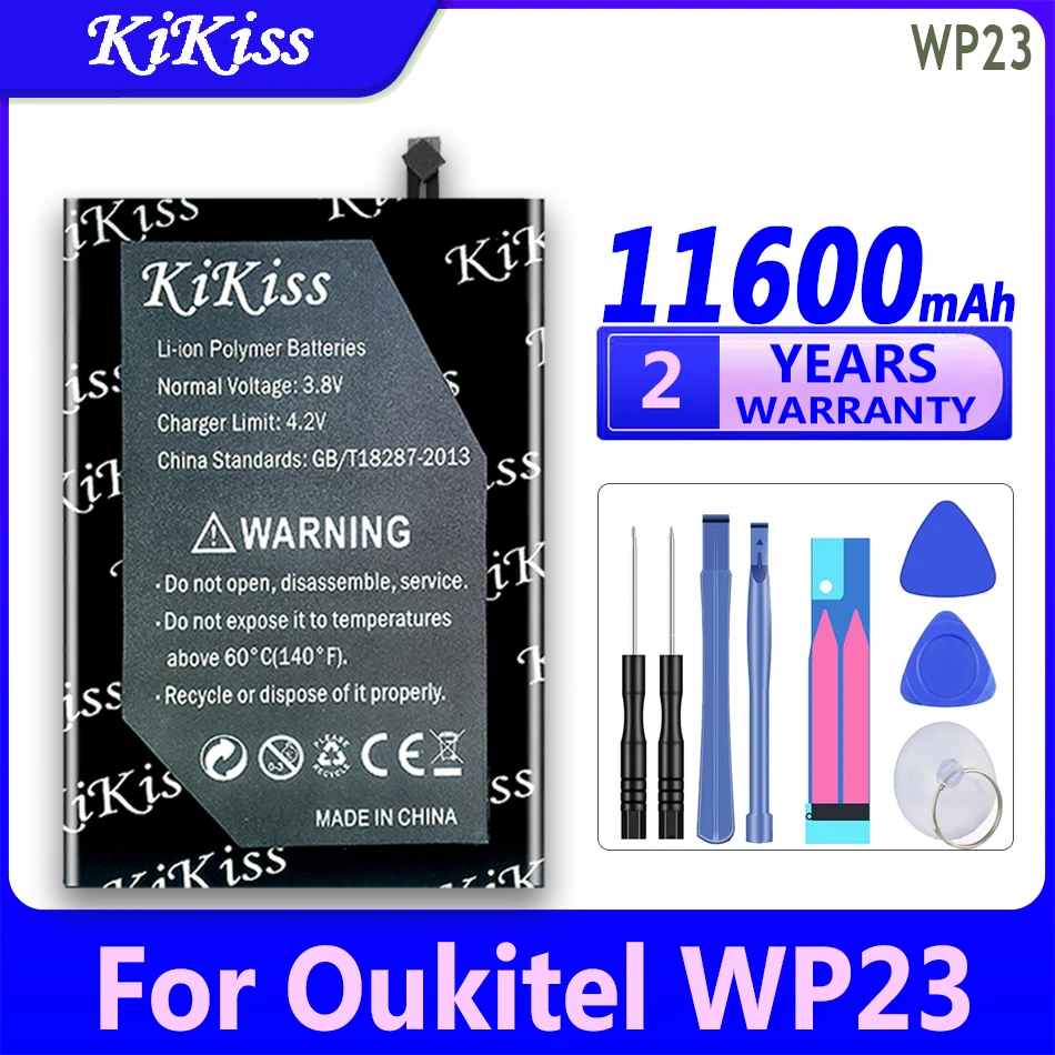 

11600mAh KiKiss Powerful Battery WP23 (S111) For Oukitel WP23