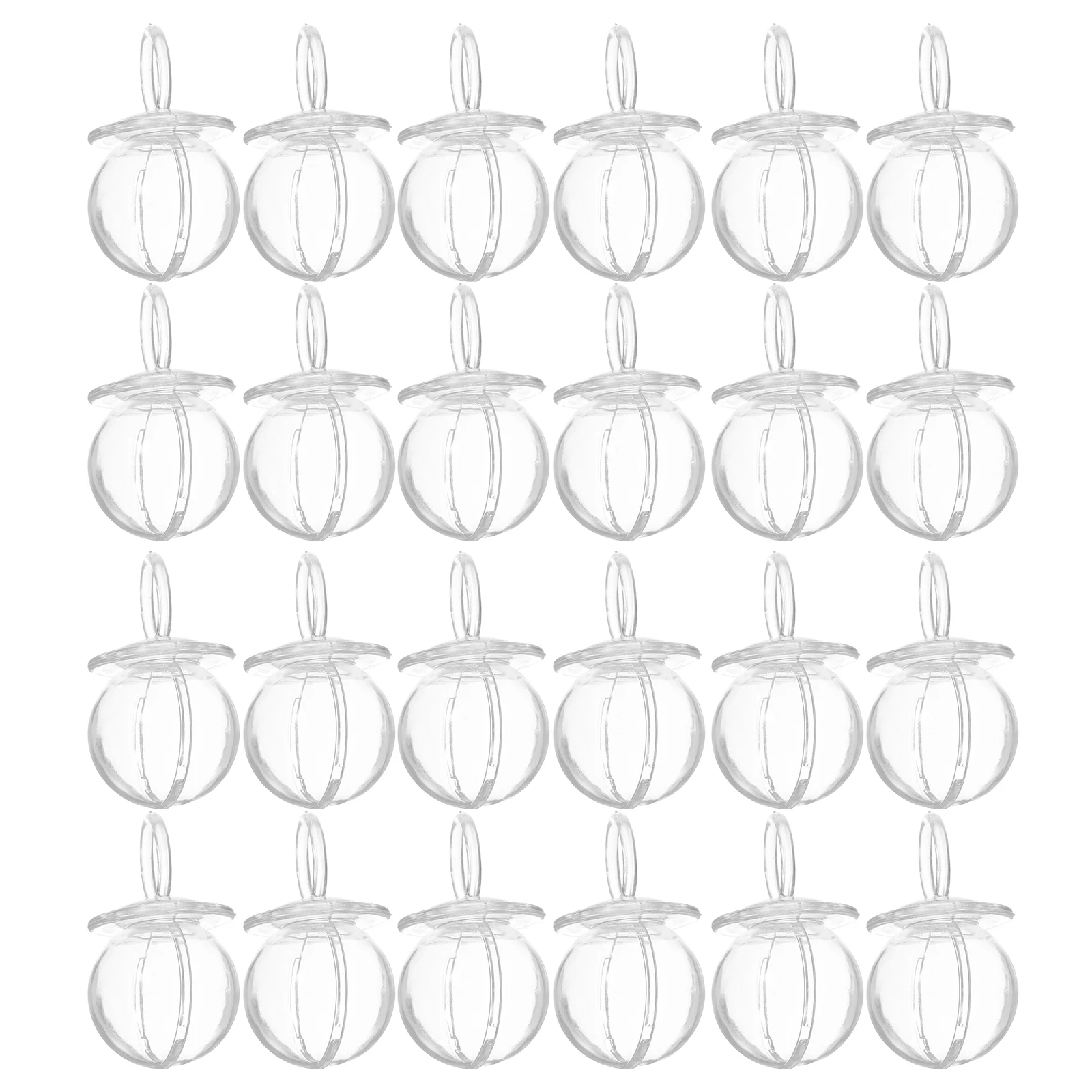 

24 Pcs Pacifier Candy Box Pacifiers Boxes Shower Holder Favors Party Infant