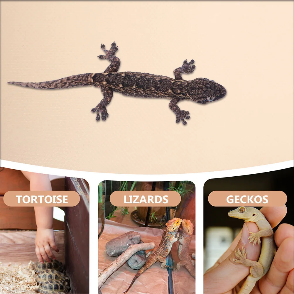 

Reptile Mat for Bearded Dragon Tank Carpet Cage Accessories Terrarium Floor Liners Lizard Bedding