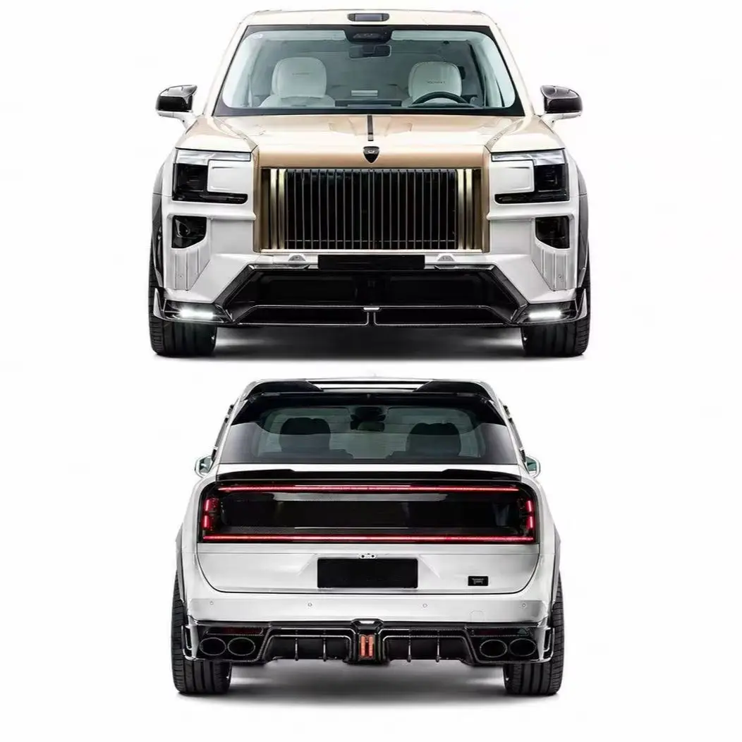 Classic Car Restomod Body KitsFor Zeeker 9X MSY Carbon Fiber Body Kit Zeeker 9X Front Rear Bumpers Side Skirts Diffuser