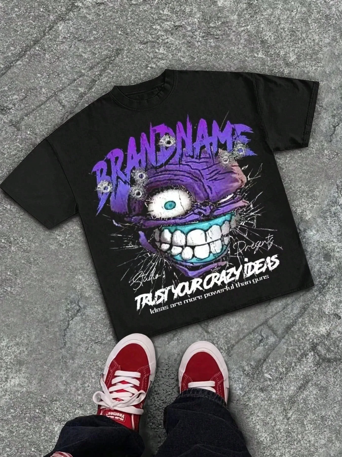 2026 Summer Men's T-shirt with 3D Print Breathable Lightweight Comfortable for Roller Skating and Hip Hop Men's T-shirt
