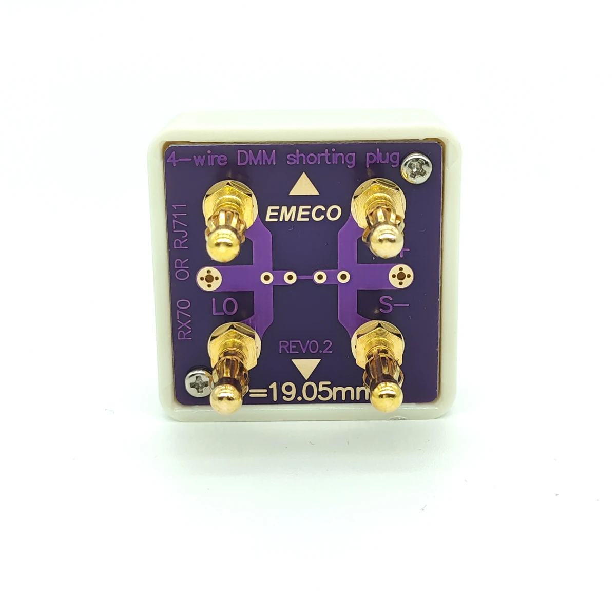 Universal Four Wire Short Circuit Breaker Zero Calibration Socket Desktop Multimeter 4-wire Standard Resistor Kit
