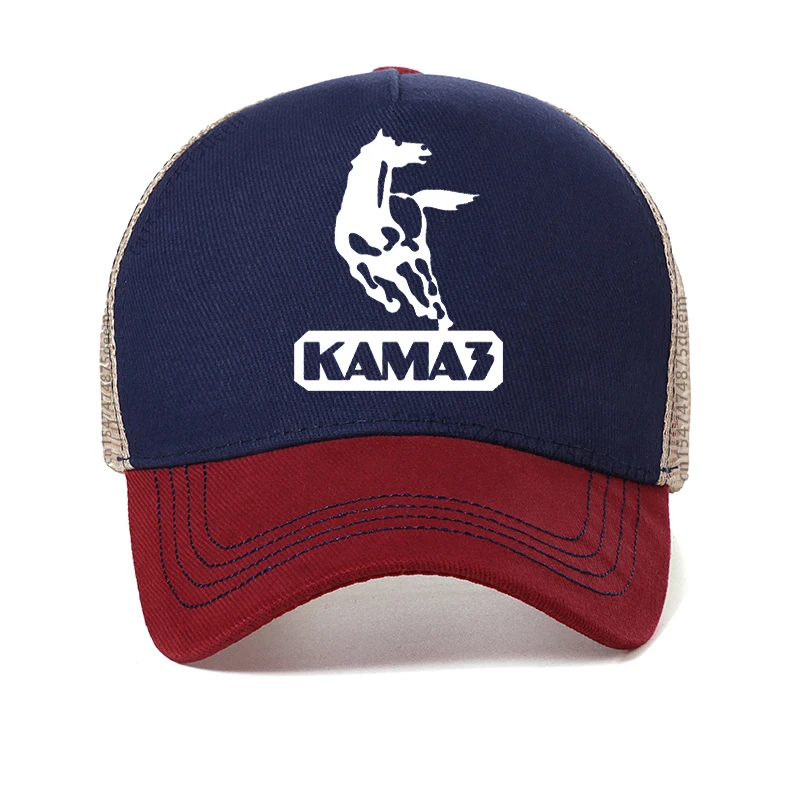 

Fashion Cool Kamaz Trucker Hat Unisex kamaz truck Baseball Cap Adjustable Snapback hats Garros cool Breathable mesh hat