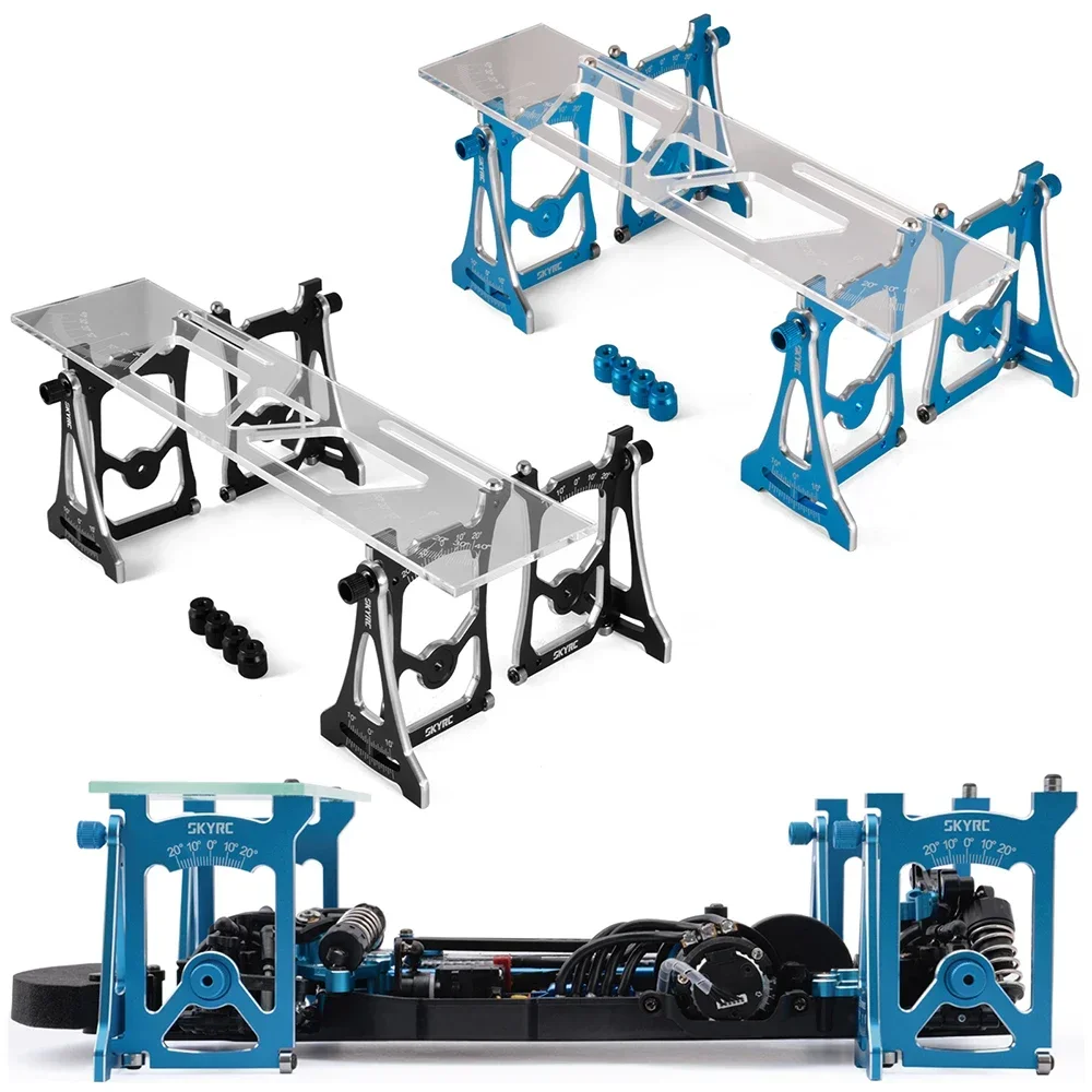 SKYRC Setup System for 1/10 Cars Camber Toe Steering and Caster Measument Tool Setup Station 1/10