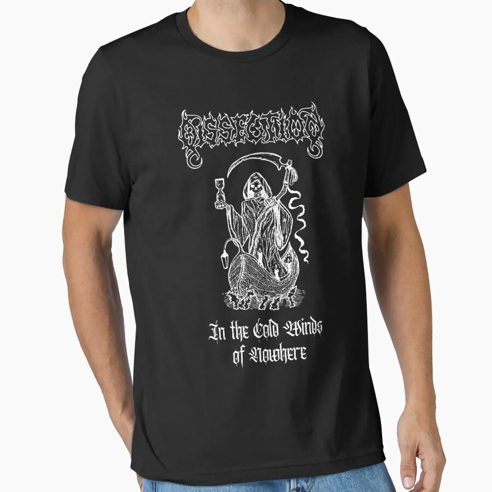Dissection In The Cold Winds of Nowhere Somberlain Essential T Shirt vintage Washed homme designer clothes Unisex Casual