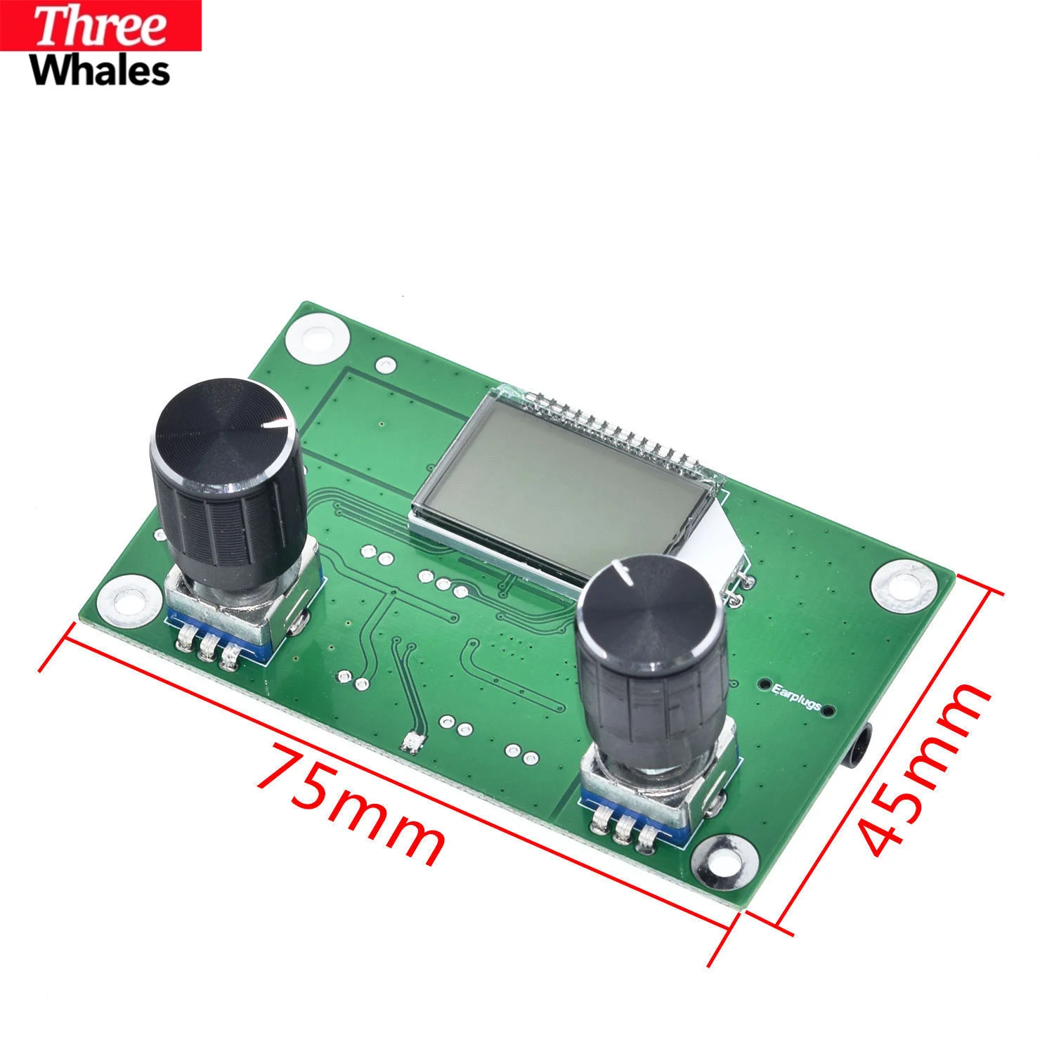 1/2/5pcs DSP PLL Digital Stereo FM Radio Receiver Module 87-108MHz With Serial Control Frequency Range 50Hz-18KHz