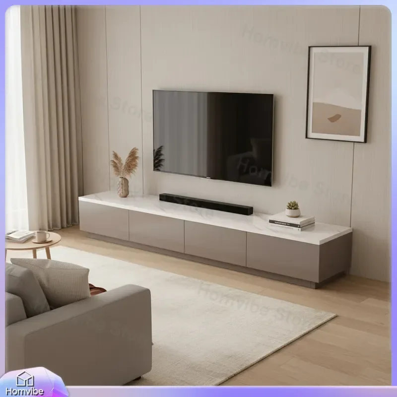 Modern TV Stand Cabinet for Living Room Bedroom Small Apartment Italian Light Luxury Floor Storage Unit Simple Home Furniture