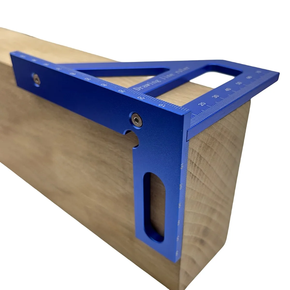 45/90 Grad Gehrung Holzbearbeitung Quadrat Dreieck Lineal Hochpräzises Layout Messwerkzeuge Aluminiumlegierung Zimmermann Winkelmesser