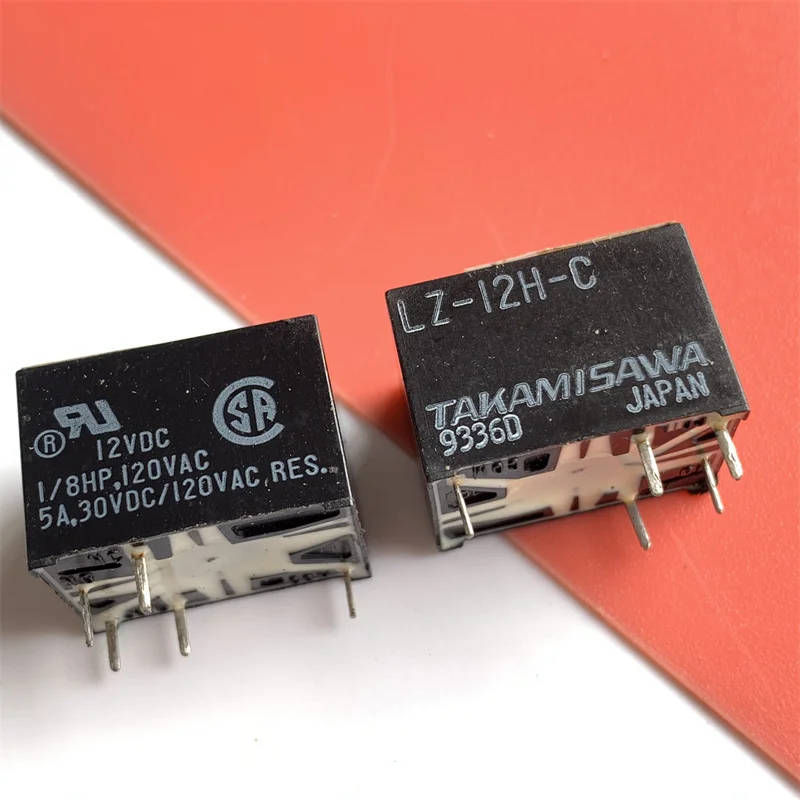 Relais TAKAMISAWA 12v importé LZ-12H-C, 2 pièces, authentique