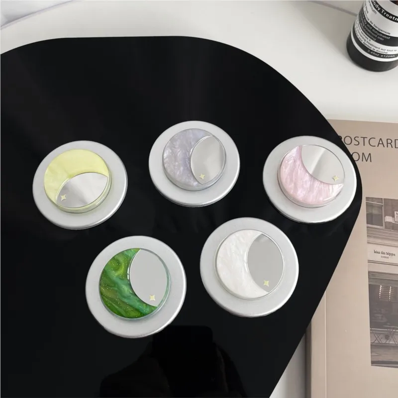 MagSafe Moon Mirror For Magnetic Phone Grip Holder, Pearl Shell Texture Pop Socket with Makeup Mirror for iPhone 17 16 Pro Max - view 5