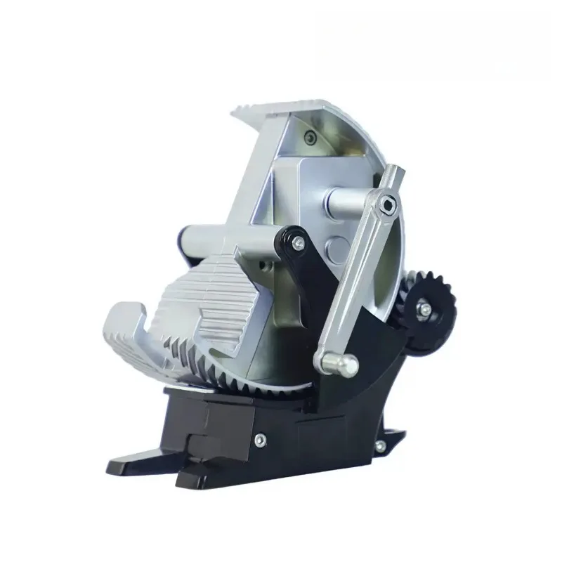 Alloy Mechanical Hand Crank Power Generation Phone Holder Steampunk Desktop Ornament Bracket