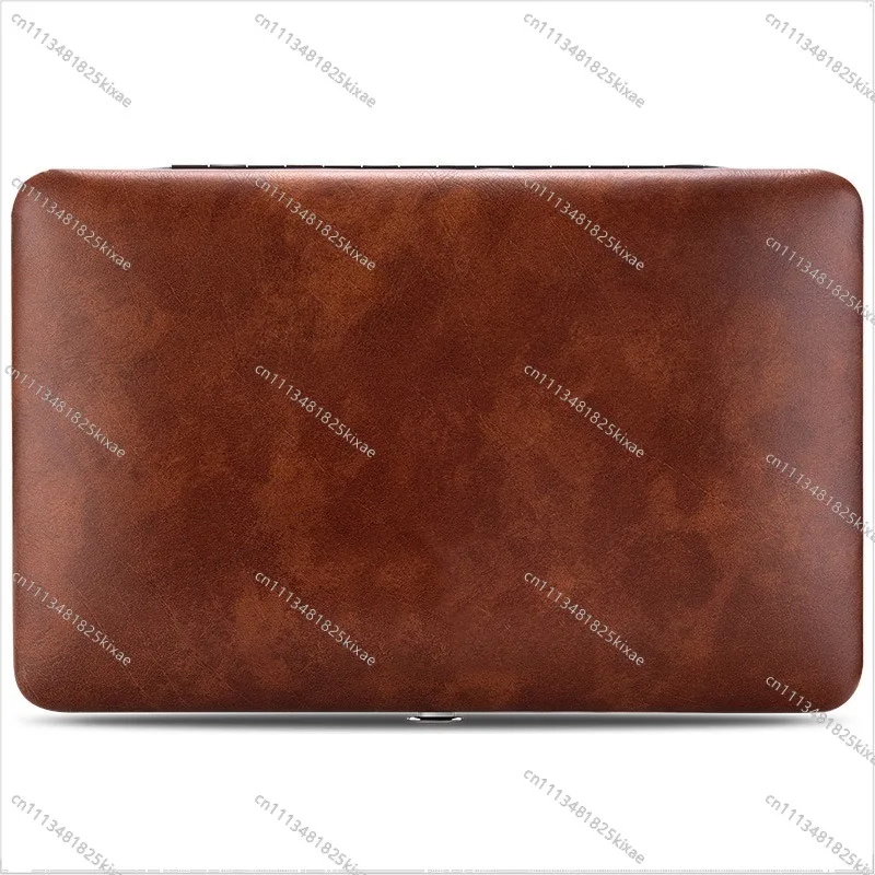 For Cigar Carrying Cases, Humidor, Thin and Light Five-piece Portable Humidor, Cedar Wood Lined Humidor