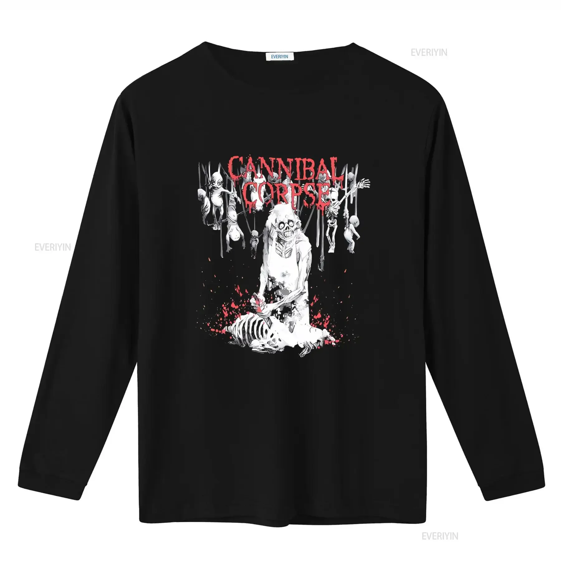 Cannibal Corpse T Shirt Large 2010 Black Butchered At Birth Skeleton Metal Band  vintage Washed designer clothes Unisex