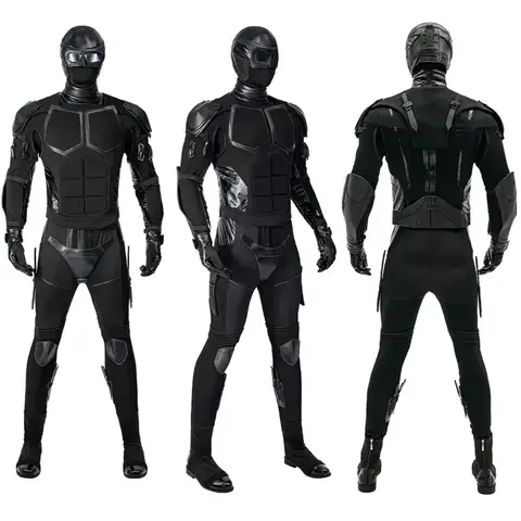 The Boys Black Noir Cosplay Costume Noir Helmet Jumpsuit Accessories Outfit Full Set and Individual Items Are Sold Custom Size