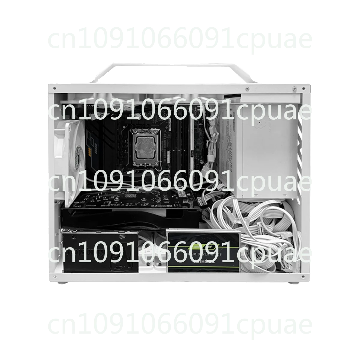 Casing komputer MATX/itx, papan kecil Desktop Portabel Mini Desktop