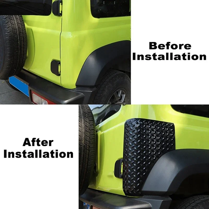 

X-T 2 Piece Car Rear Fender Tailgate Angle Wrap Decoration Guard Cover Replacement Accessories For Suzuki Jimny 2019+
