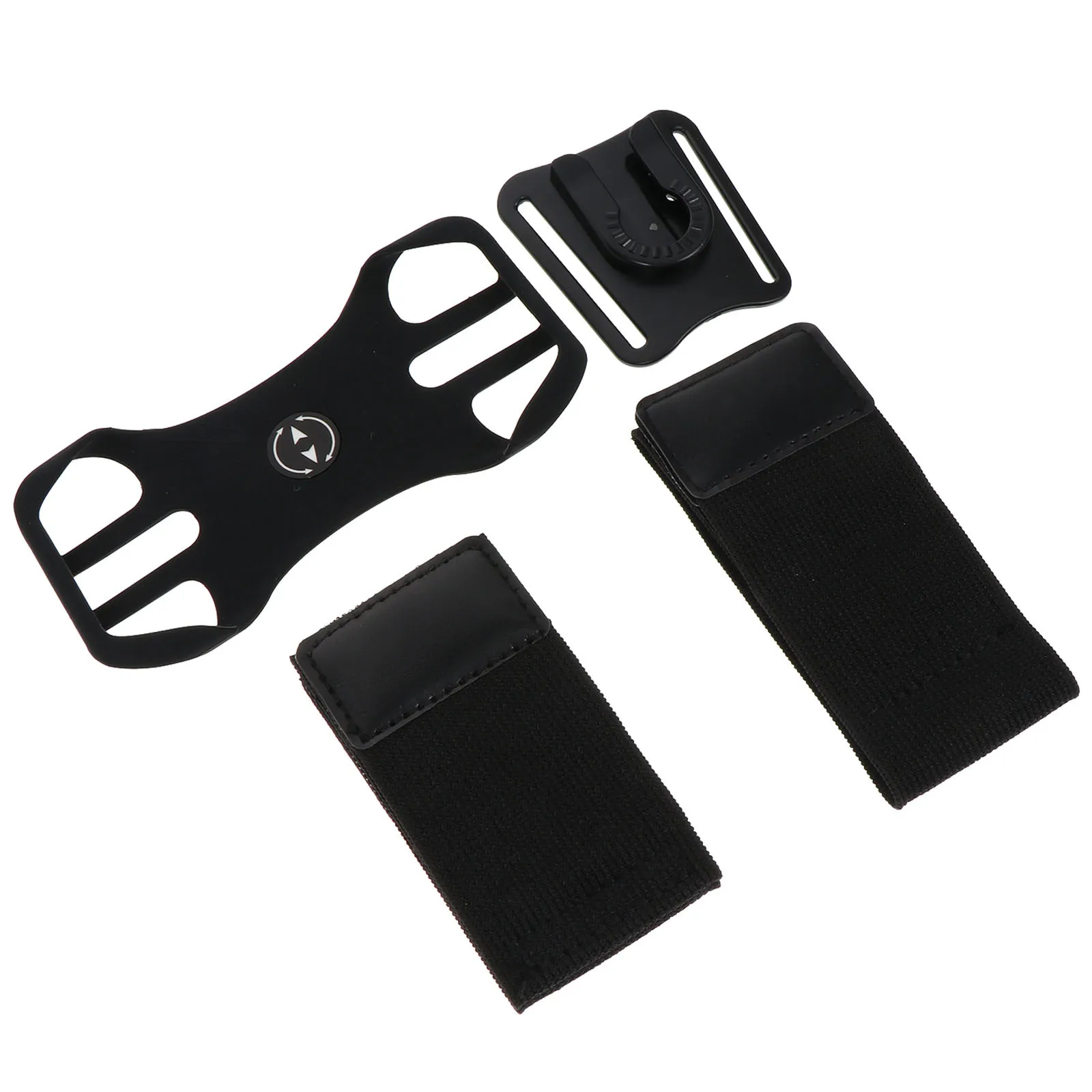 1Set Black Sports Phone Arm Bag Rotating Detachable Wristband Case Lightweight Running Cycling Outdoor Arm Bag