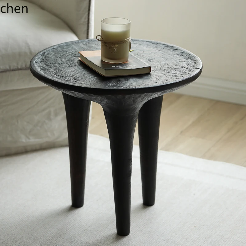 

ZML round advanced medieval edge corner table coffee table round coffee table elegant retro