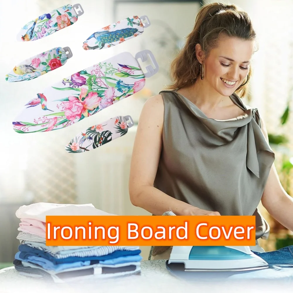 Ironing Board Cover Spring Bird Series Digital Printing Heat Insulation Nonslip Cloth Printed Thick Heat Retaining Home Use