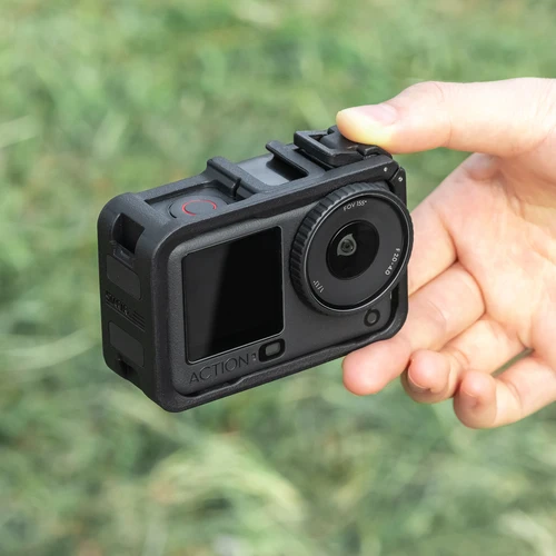 Imagen 1 del producto Funda Protectora Completa para Cámara DJI Action 6, Accesorios para Cámara, Soporte de Montaje de Liberación Rápida para Grabación Vertical