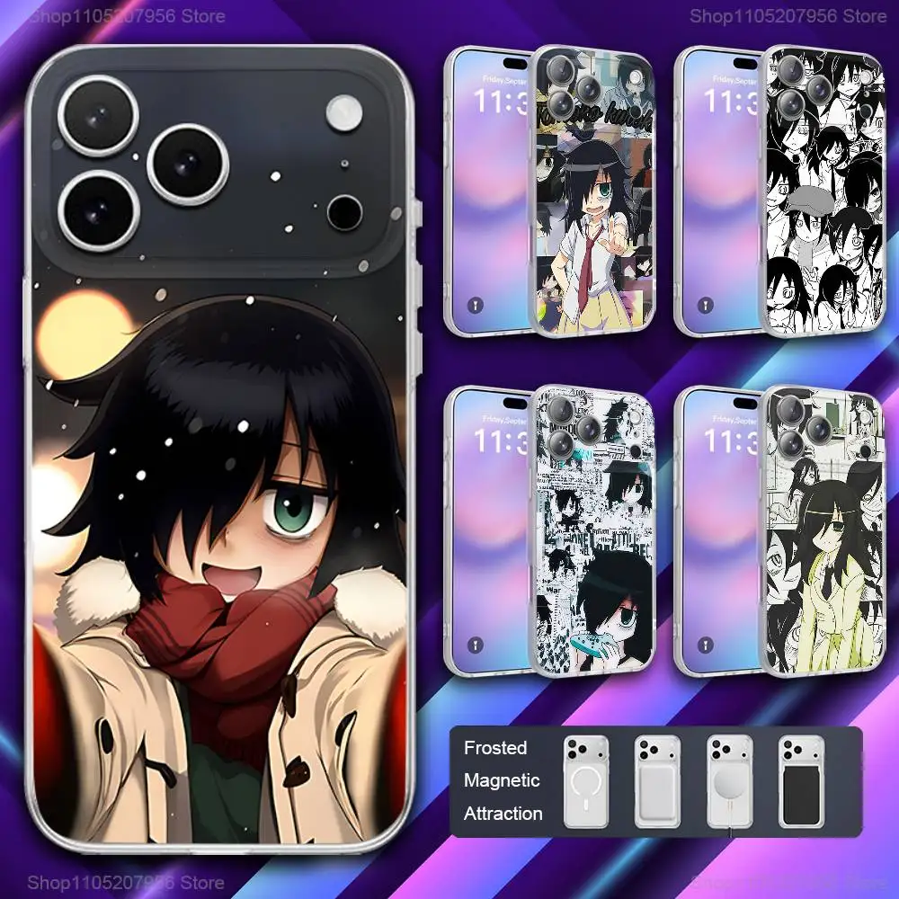 

T-Tomoko K-Kurokis Cartoon Phone Case For iPhone 11,12,15,14,13,17,16,Pro,Plus,E,Max,Air,Mini Magnetic Frosted Cover