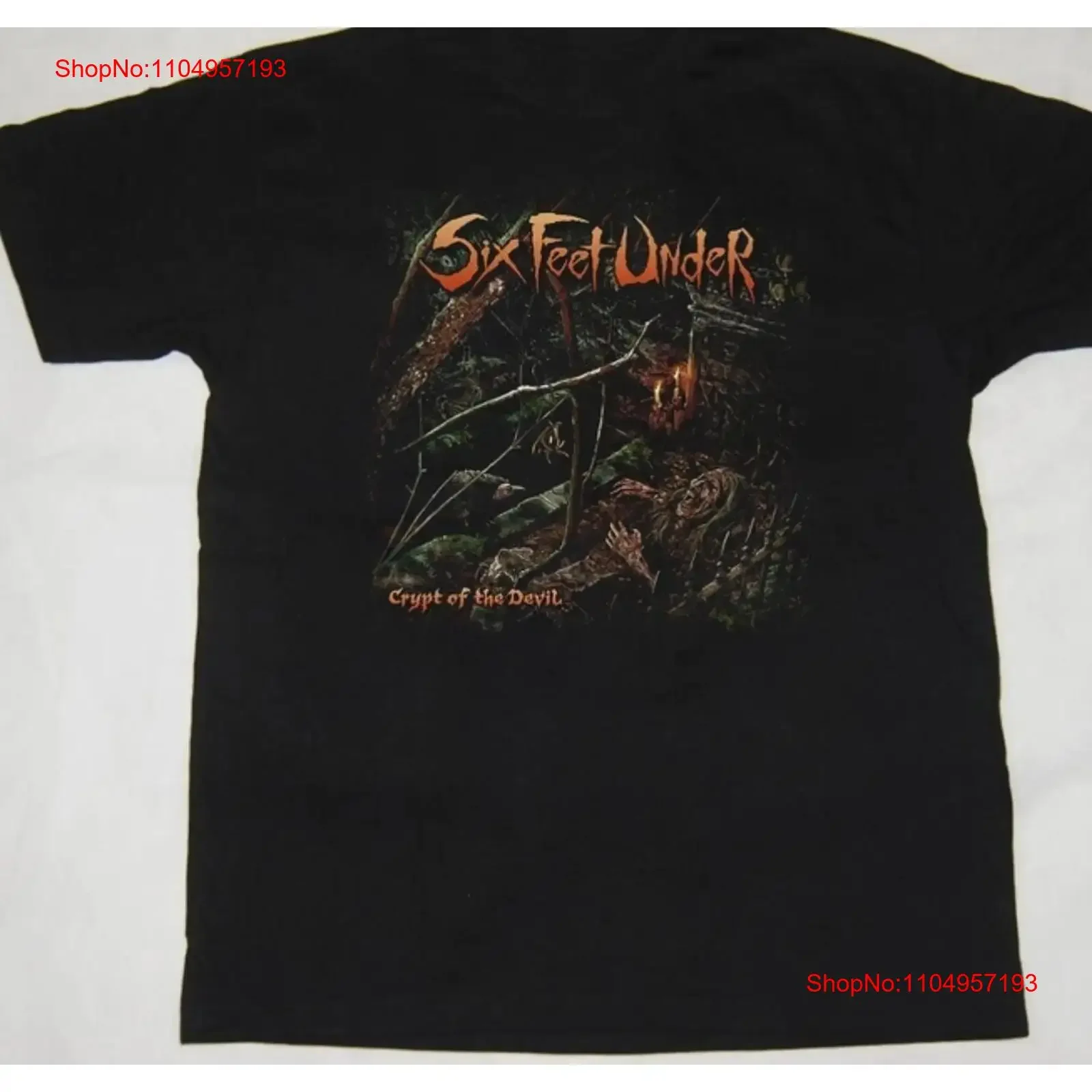 

Черная футболка Six Feet Under, хлопковая, полный размер S 5XL, винтажный стираный топ для повседневной носки, мягкая унисекс с графикой, дышащая мода