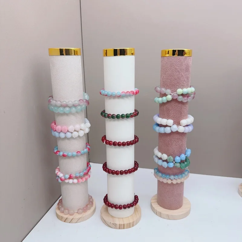 Upright Jewelry Display Stand for Street Stall, Bracelet & Watch Rack, Girls Accessory Organizer & Presentation Props
