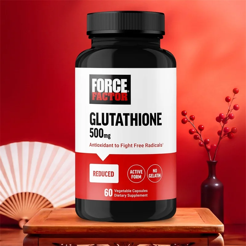 

Glutathione Supplement - Natural Liver Detox & Antioxidant Support - Reduced Active Form for Absorption
