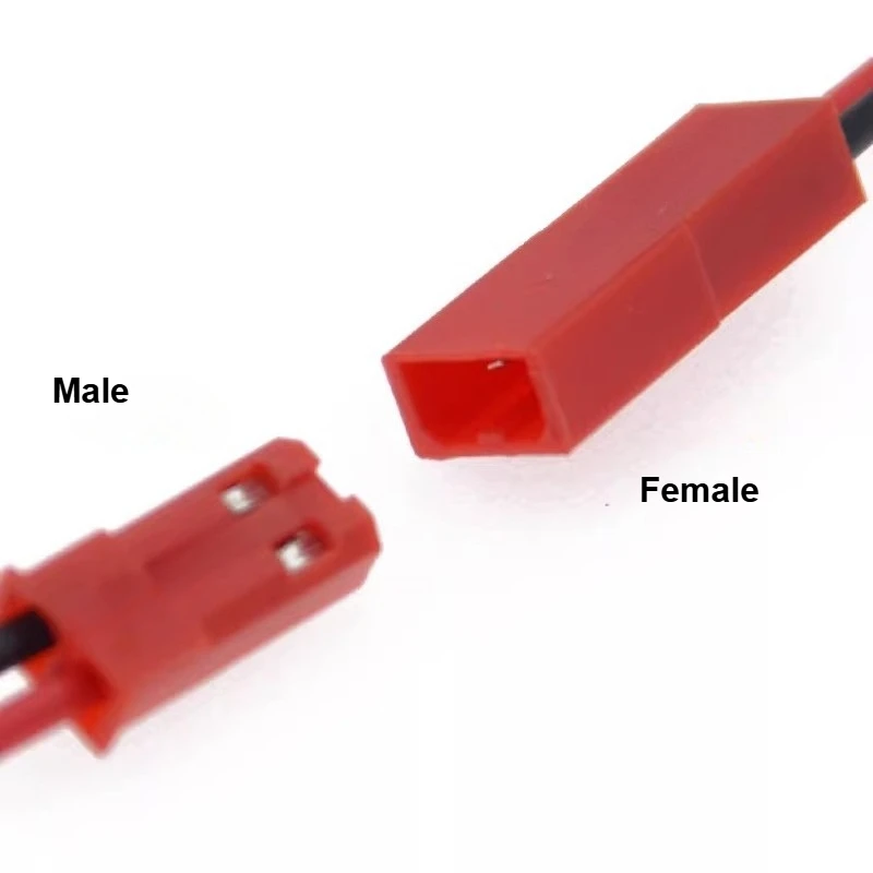 20 Pairs 22 AWG 1.25MMPlug Connector 2 Pin Male Female Plug Connector Cable Wire for LED Lamp Strip RC Toys Battery 10/20cm